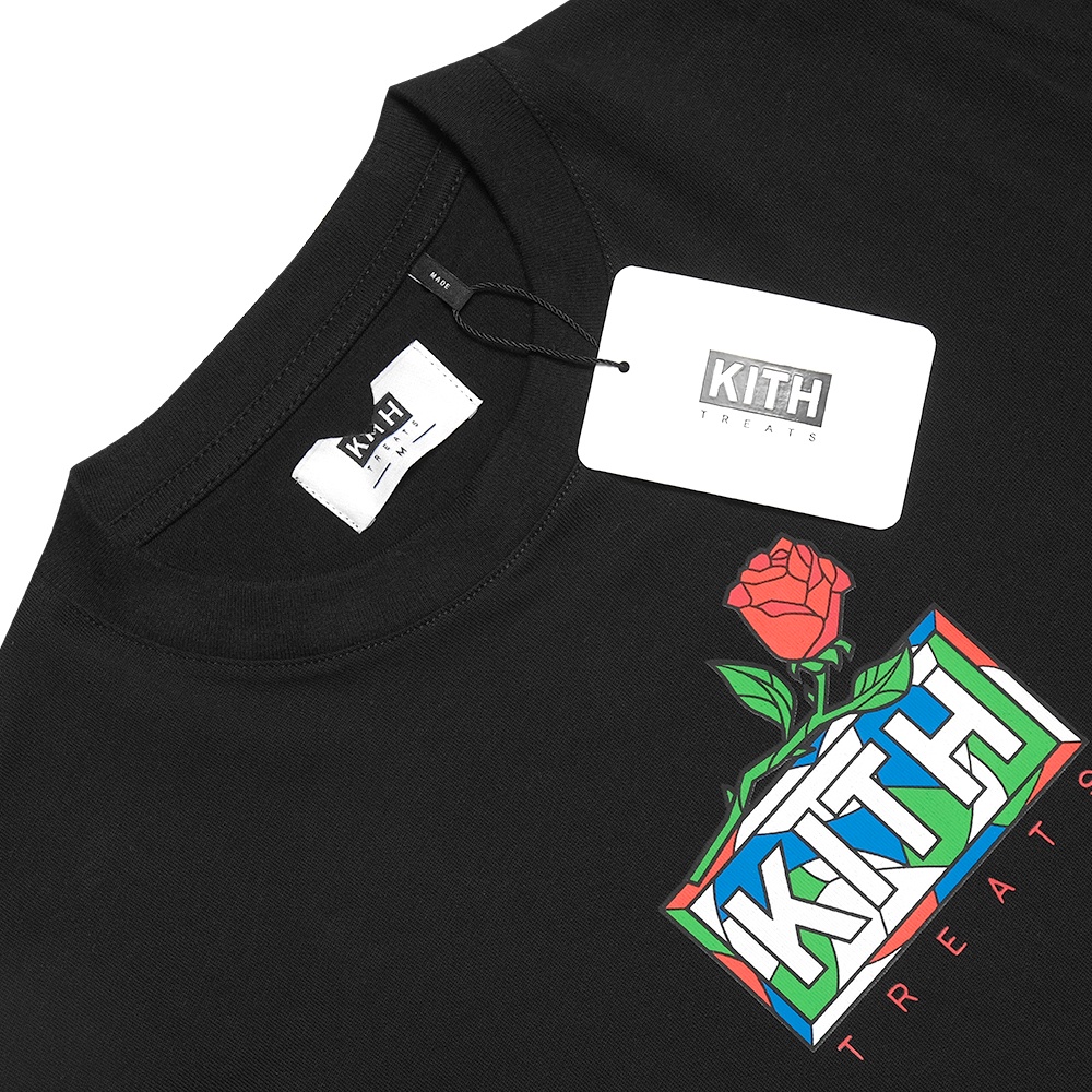 Kith Treats Mosaic Rose T-Shirt Black