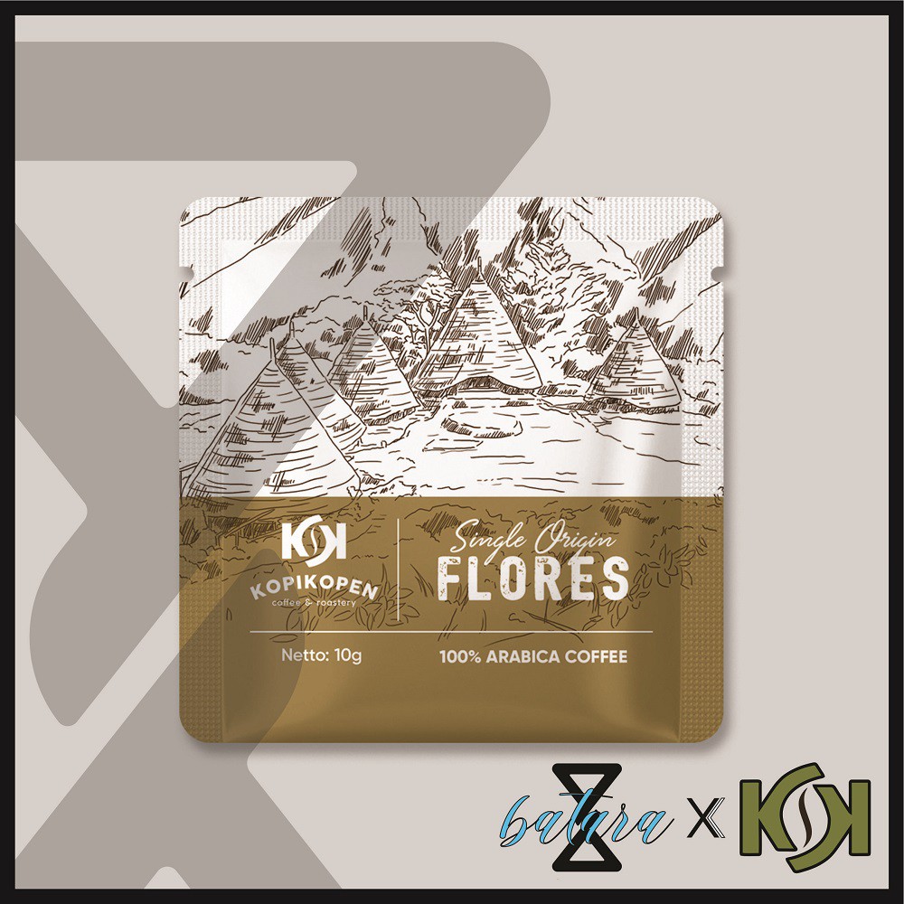 

Kopi arabika flores bajawa kopikopen drip filter sachet