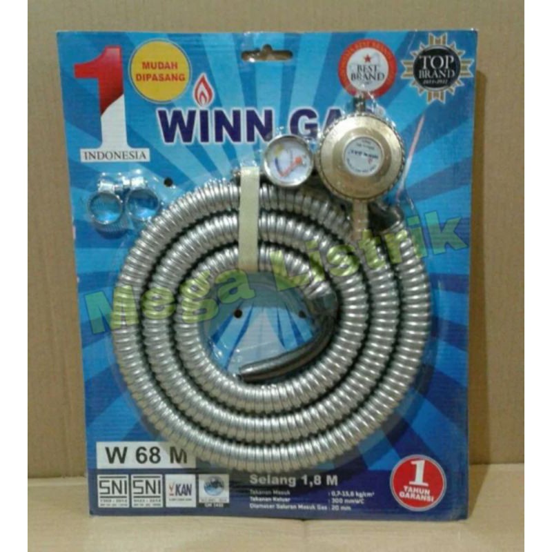 selang gas winn gas w68m selang regulator gas winn gas