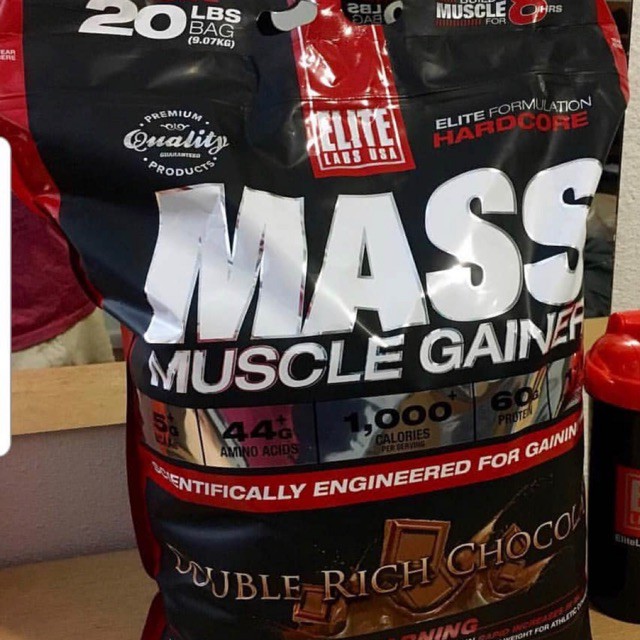 Elitelabs Mass Muscle Gainer BPOM 20 lb