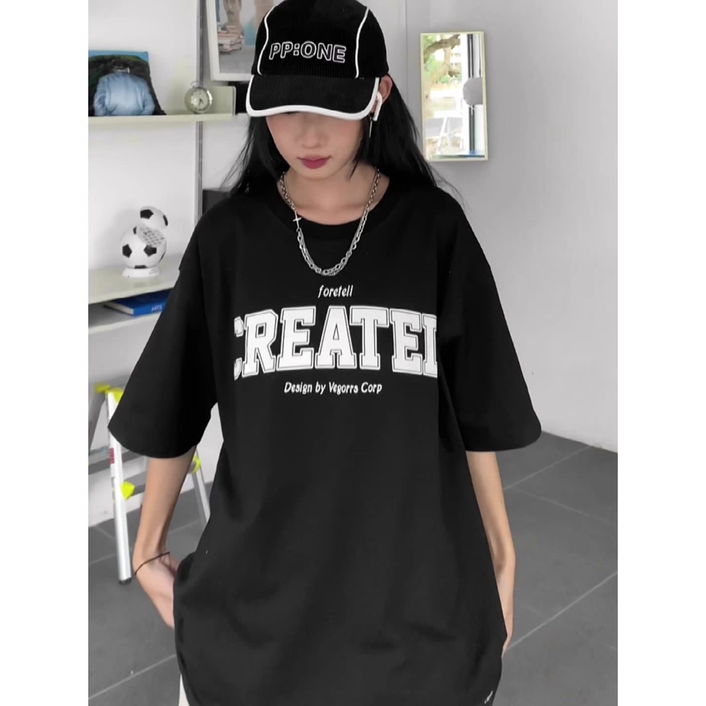 【 Penawaran Istimewa 】kaos atasan wanita bergaya korean / baju kaos wanita lengan pendek premium / t shirt original kekinian /kao merah / kaos hitam