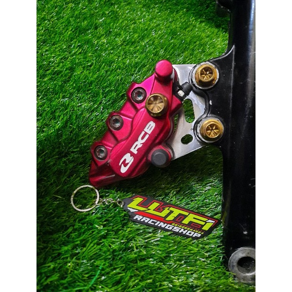 Breket dist Rx king Kaliper RCB  SAMURAI 240 260 300 320 BONUS GANTUNGAN KUNCI TOKO