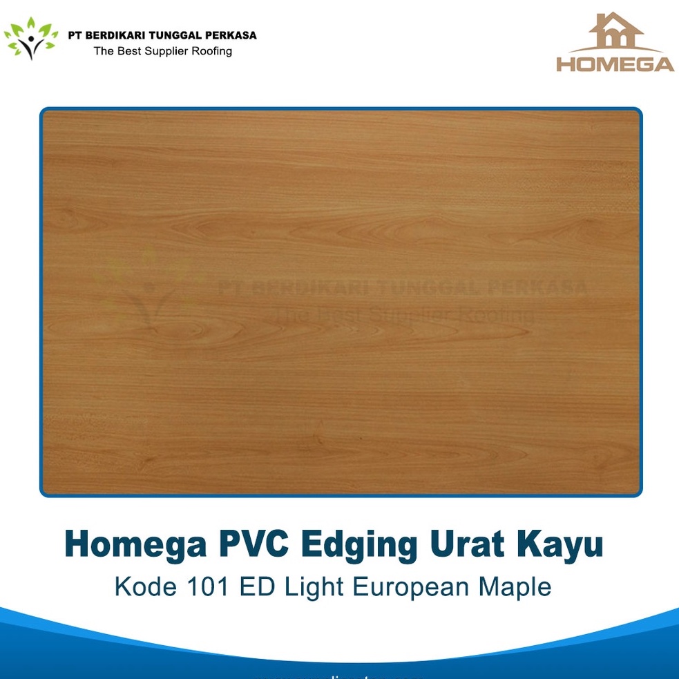 PVC Lembaran / Homega PVC Edging Urat Kayu
