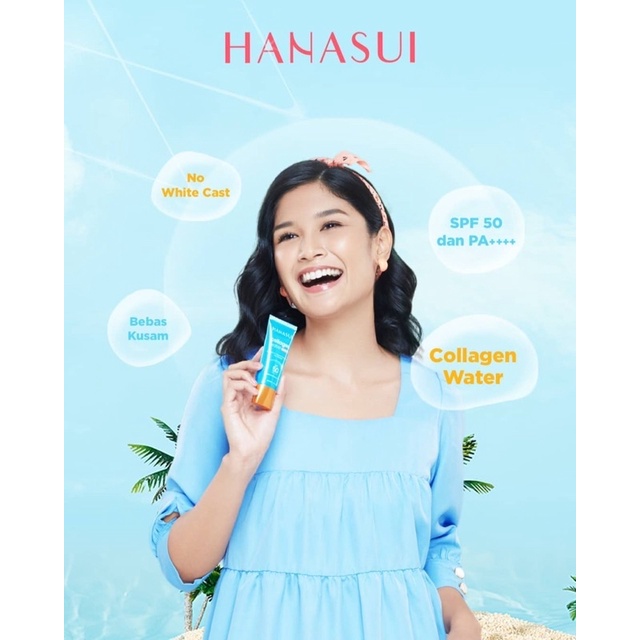 HANASUI Collagen Water Sunscreen Indonesia / Gentle Cleanser Power Essence Toner Serum Day Night Cream Spot Gel Lip Sleeping Cream Mud Peel Off Mask Masker Body Lotion Spa Exfoliating Gel Soap / Men Naturgo Flawless Glow Acne Treatment Mattedorable Paket