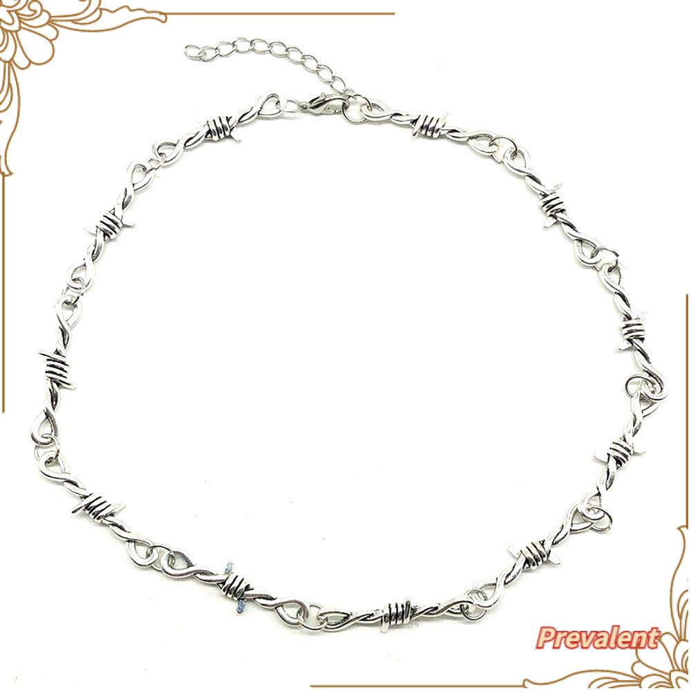 Kalung Choker Gaya Punk Gothic Bahan Alloy Untuk Unisex