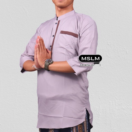 BAJU MUSLIM KOKO KURTA PRIA TERLARIS/KOKO TANGAN PENDEK BAHAN ADEM