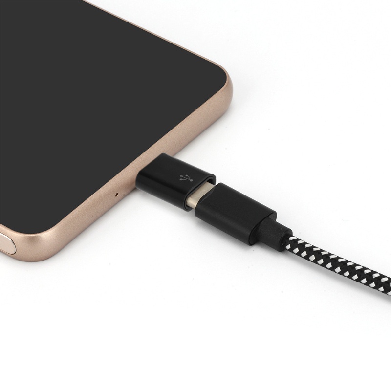 Btsg Adapter Konektor USB 3.1 Tipe C Ke MIcro USB Female Untuk Macbook / Handphone