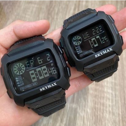 BISA COD jam tangan COUPLE PRIA &amp; WANITA Original SKYMAX 1815 MILITARY BISA BERENANG