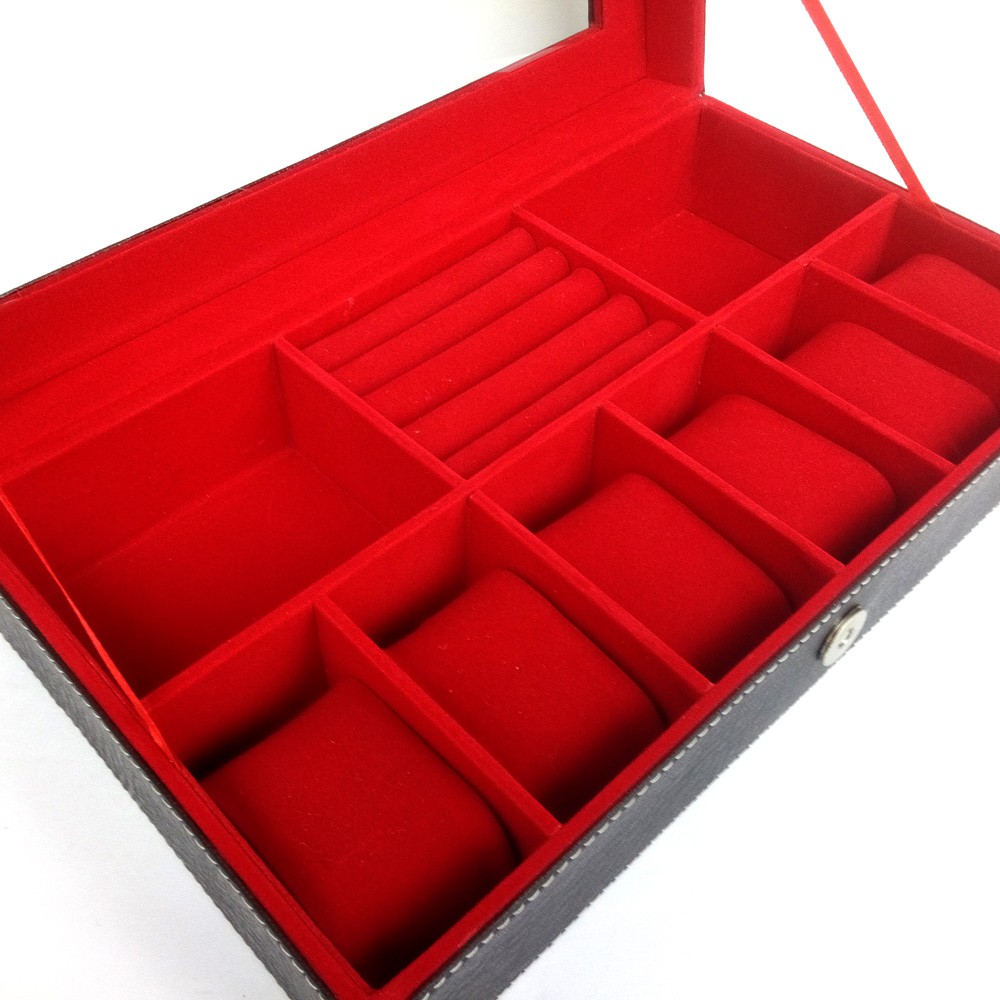 [Kualitas Super] 3 in 1 Box Jam Tangan isi 6 Jumbo + Perhiasan &amp; ACC