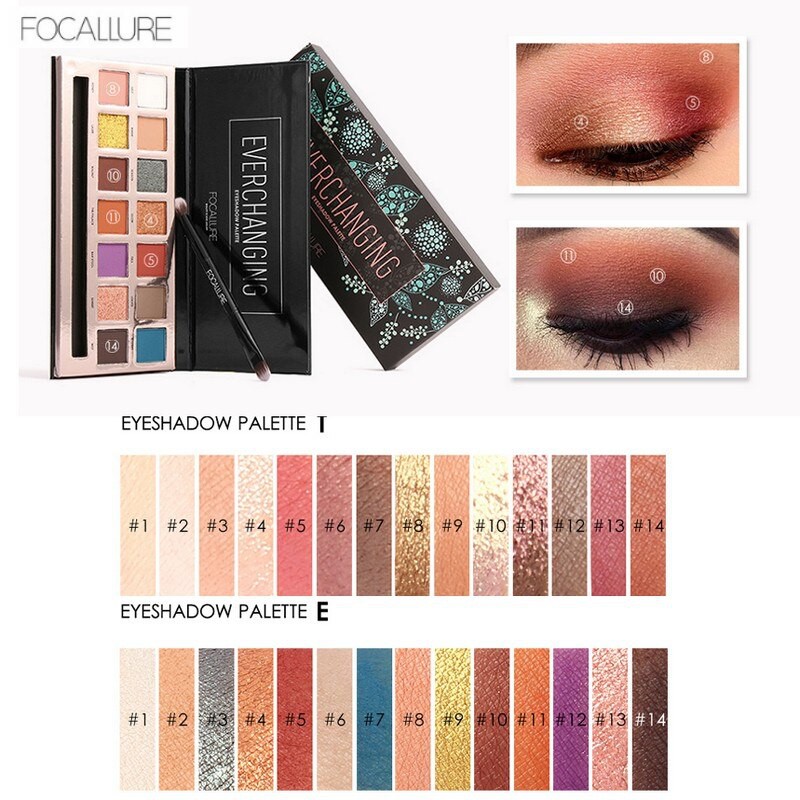 ★ BB ★ Focallure Tropical Vacation Eyeshadow Pallete - Everchanging - FA 49 - FA49