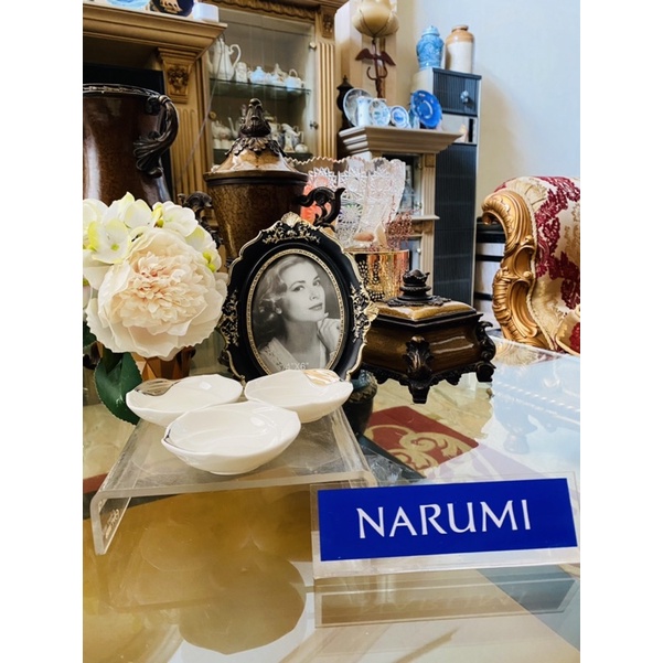 Piring Saos Sambal Narumi Round Platinum Mewah Cantik