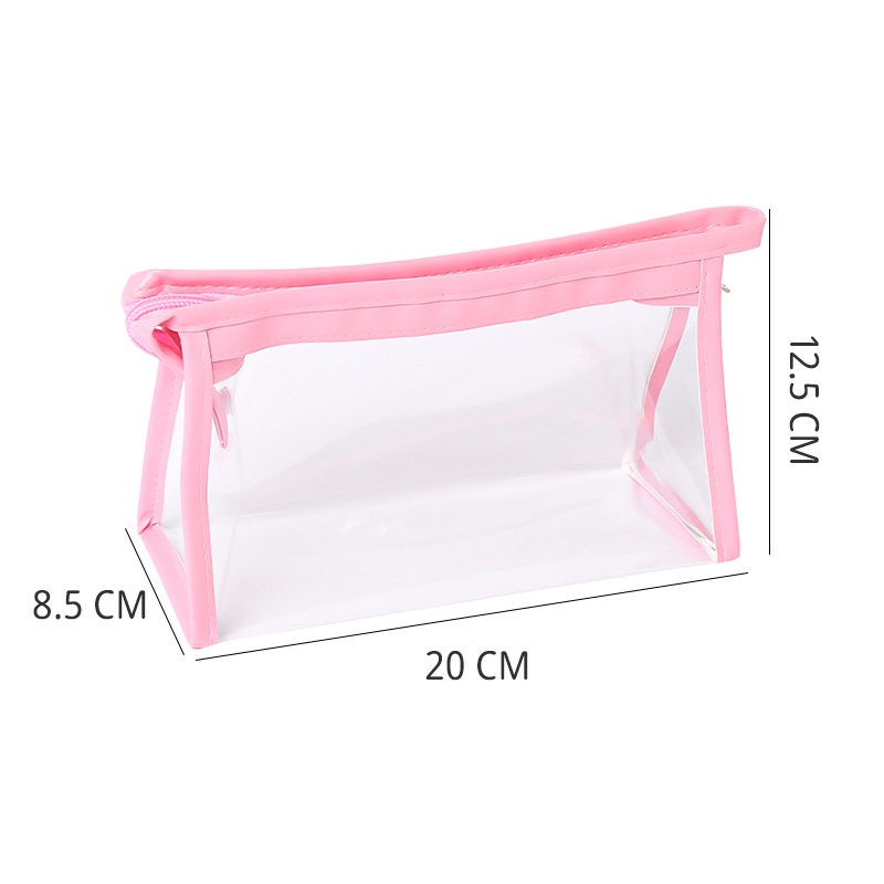 Japanese Large-Capacity Transparent Pencil Case Student Stationery Storage Pen Bag