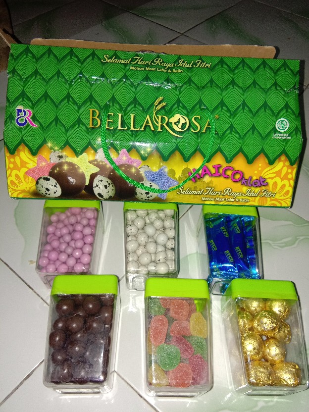 [1300gr] S024 | Kue Kering Bellarosa Paket Haicoklat  /kue Lebaran / Bellarosa Haicoklat