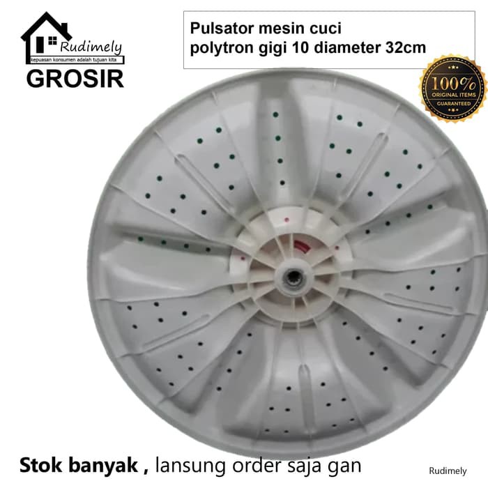 Grosir Pulsator mesin cuci polytron as gigi 10 diameter 32cm