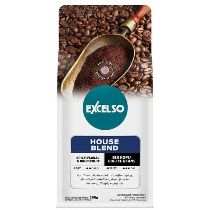 

Excelso House Blend Coffee 200 gram - Biji