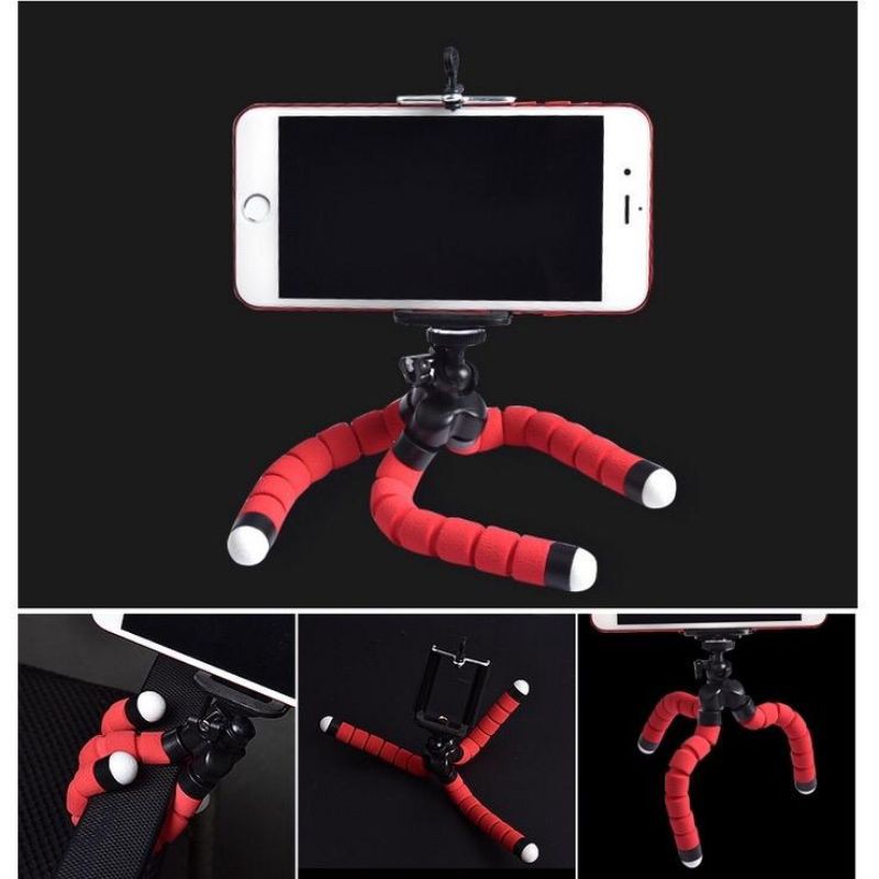 Tripod Gurita Mini Untuk Handphone/Kamera/Bracket Selfie Tongsis Flexible