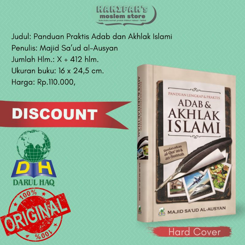 Jual Adab Dan Akhlak Islami - Adab Dan Akhlak Muslim - Darul Haq - Buku ...