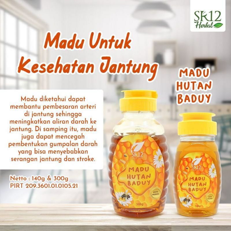 MADU ASLI HUTAN BADUY SR12/ MADU ASLI/ MADU SR12/ MADU TERBAIK MENINGKATKAN DAYA TAHAN TUBUH/ MENAMBAH IMUN/MENGATASI BATUK PILEK