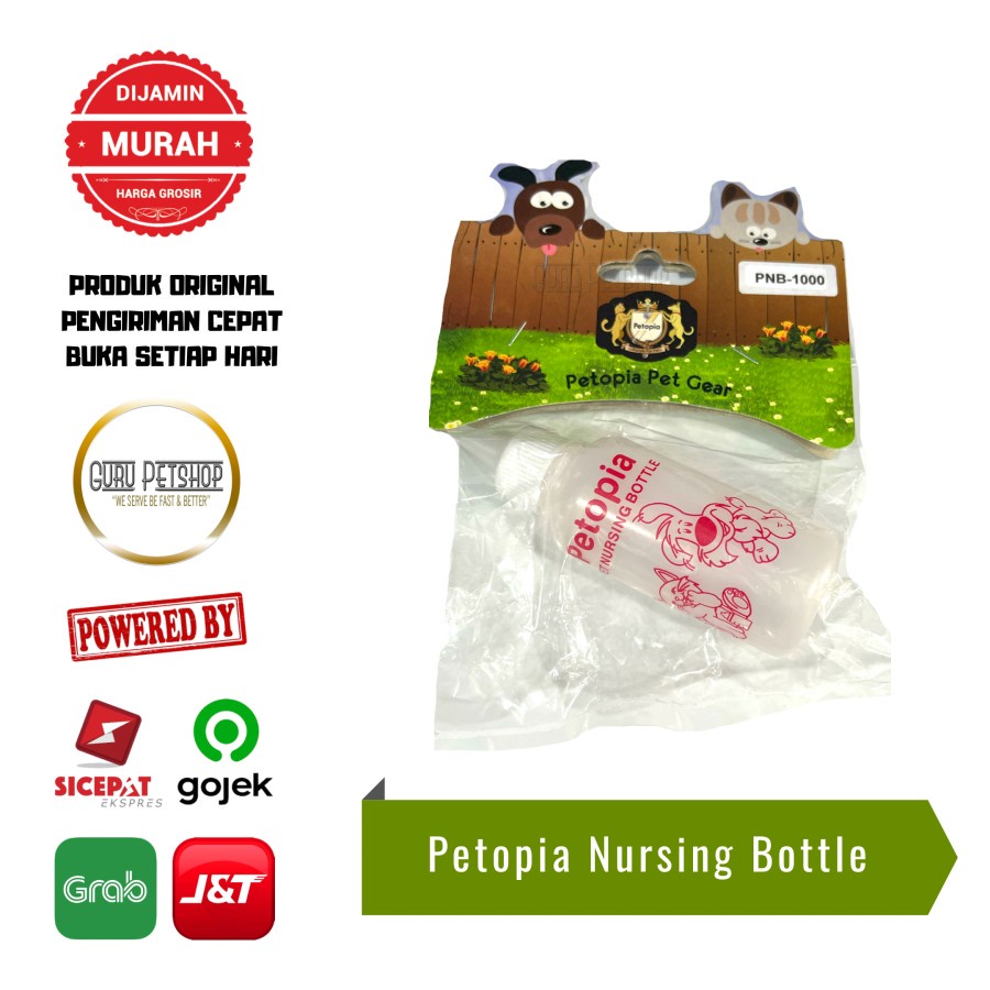 Petopia Nursing Bottle 60ml / Botol Dot Susu Anjing Kucing PNB-1000