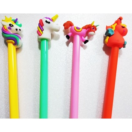 

3 PCS PULPEN GEL KARAKTER KUDA PONI DAN UNICORN