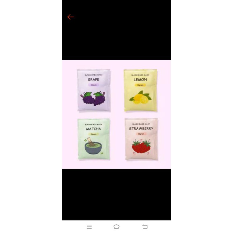 {10gr} MASKER KOMEDO GELATIN /MASKER GELATIN