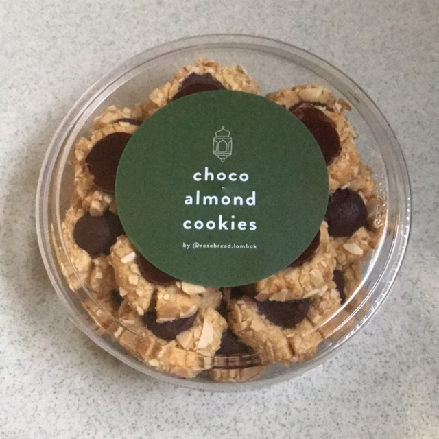 

Choco almond cookies