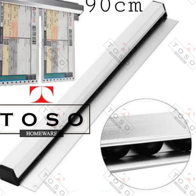 

DISKON Bill Holder 90cm Tab Grabber Rack Penjepit Kertas Menu Order Bon Cafe MURAH