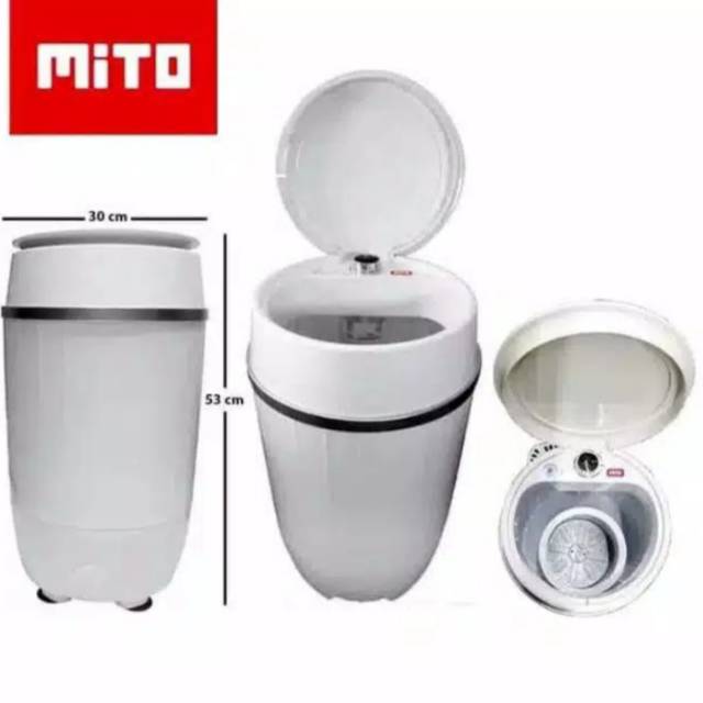 PROMO 10.10 Mito WM 1 Mesin Cuci  Mini Free Emba