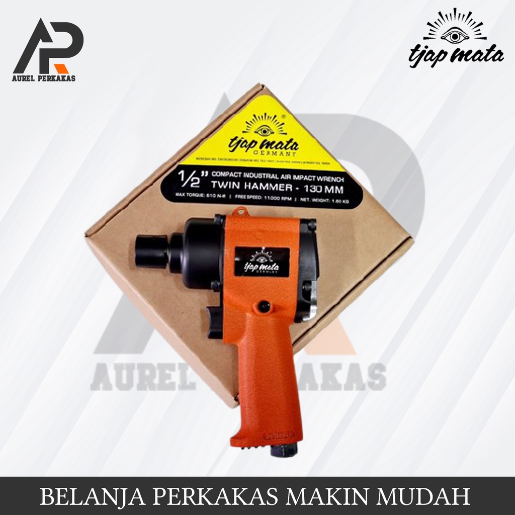 AIR IMPACT WRENCH 1/2" TWIN HAMMER TJAP MATA