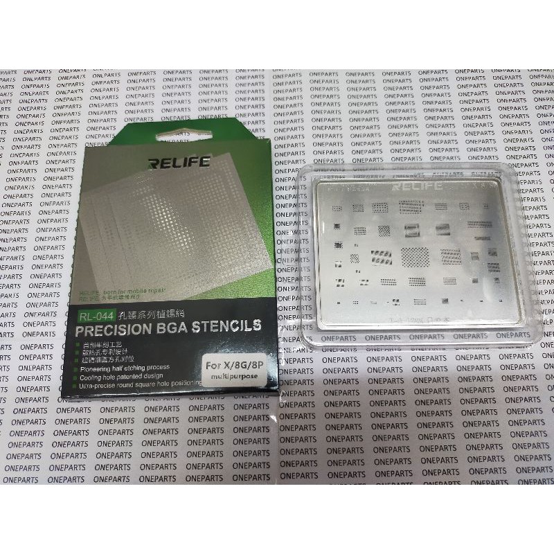 TOOLS CETAKAN IC BGA STENCILS RELIFE RL-044 X 8 8+ MULTI PURPOSE