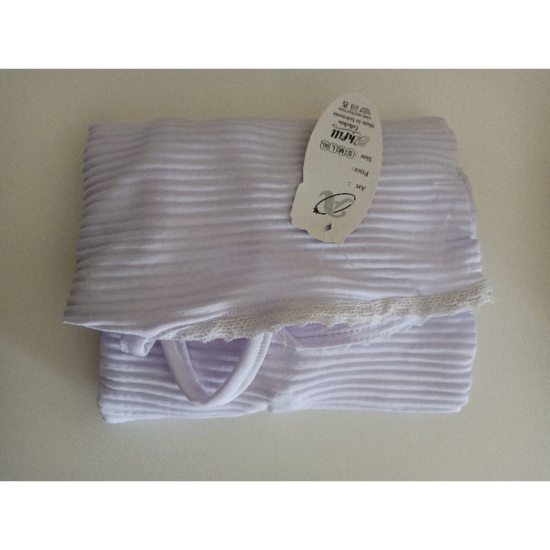 BERGO MARYAM PLISKET HANINDIYA  LIDI HYGET PREMIUM RENDA PREMIUM/BERGO MARYAM-Putih
