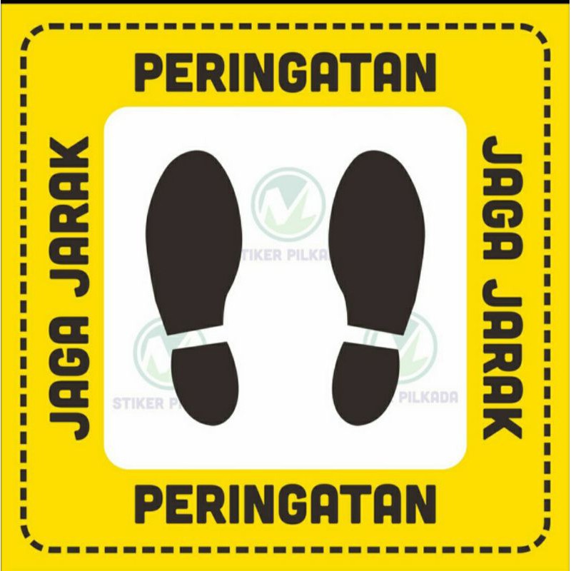 

STIKER JAGA JARAK 38,5x38,5CM