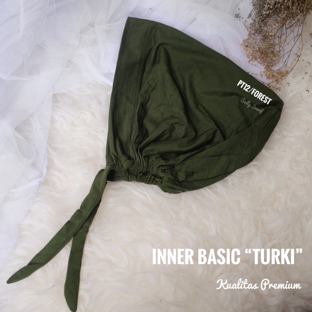 Inner Basic Turki kaos / Ciput Polos Tali premium