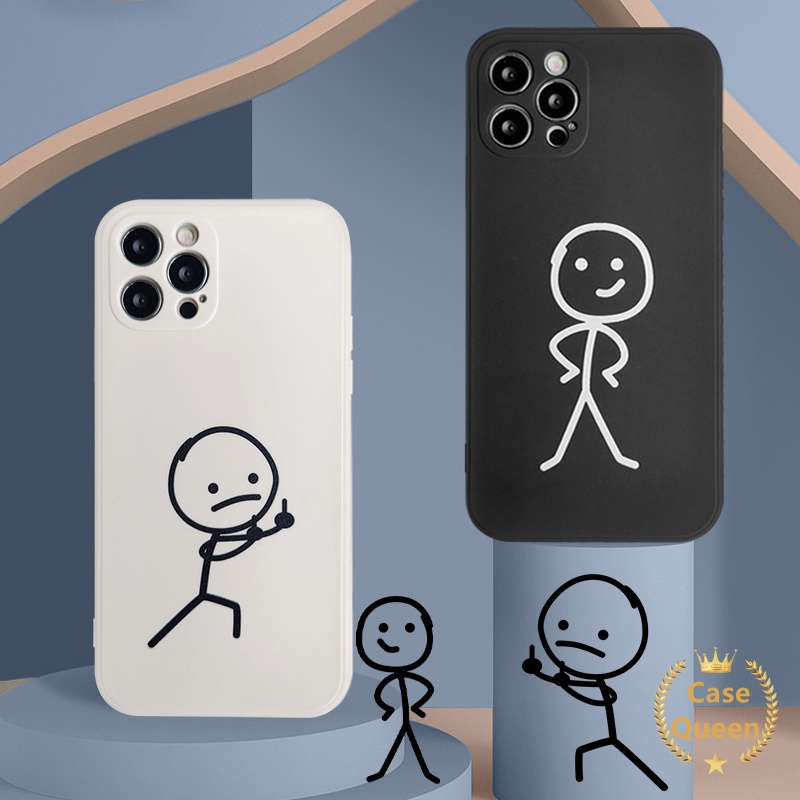 Case Motif Stickman Untuk Vivo Y21S Y51 Y15A Y21 Y12S Y15S Y51A Y17 Y15 Y50 Y91 Y33S Y20S Y11 Y20 Y30 Y95