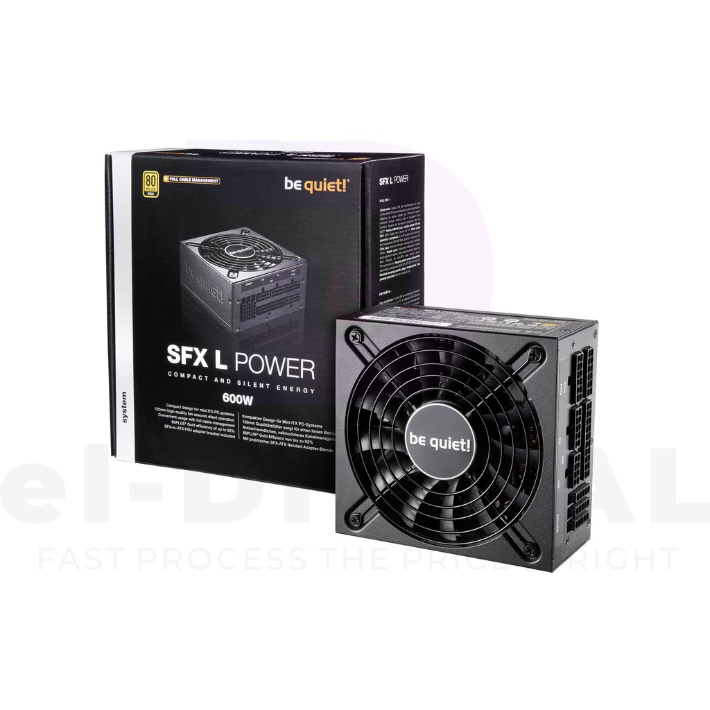 Power Supply PSU Komputer PC be quiet SFX-L POWER 500W 600W