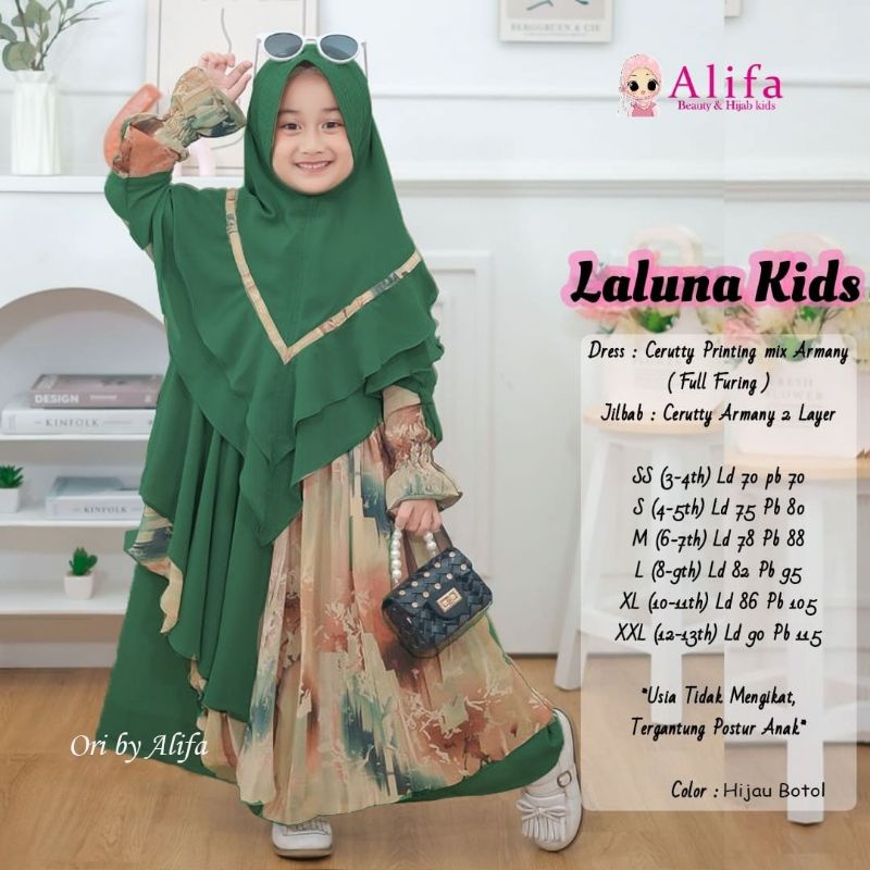 LALUNA KIDS SET ORIGINAL BY ALIFA