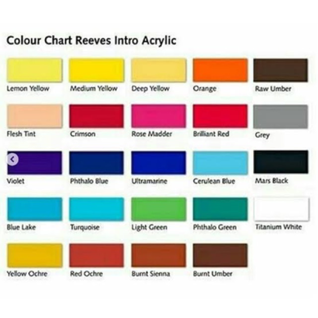 Reeves Acrylic Paint Intro 120ml