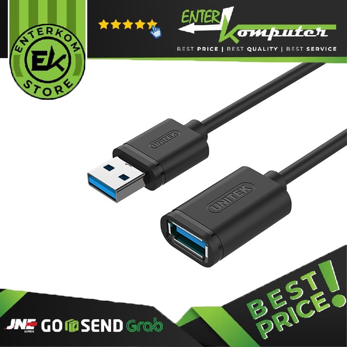 Accessories Kabel Perpanjangan USB 3.0 - 1.5 Meter Unitek (YC458GBK)