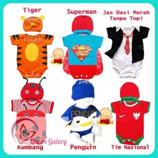 Jumper Bayi  Lucu  Karakter  buah spongebob elmo donal 