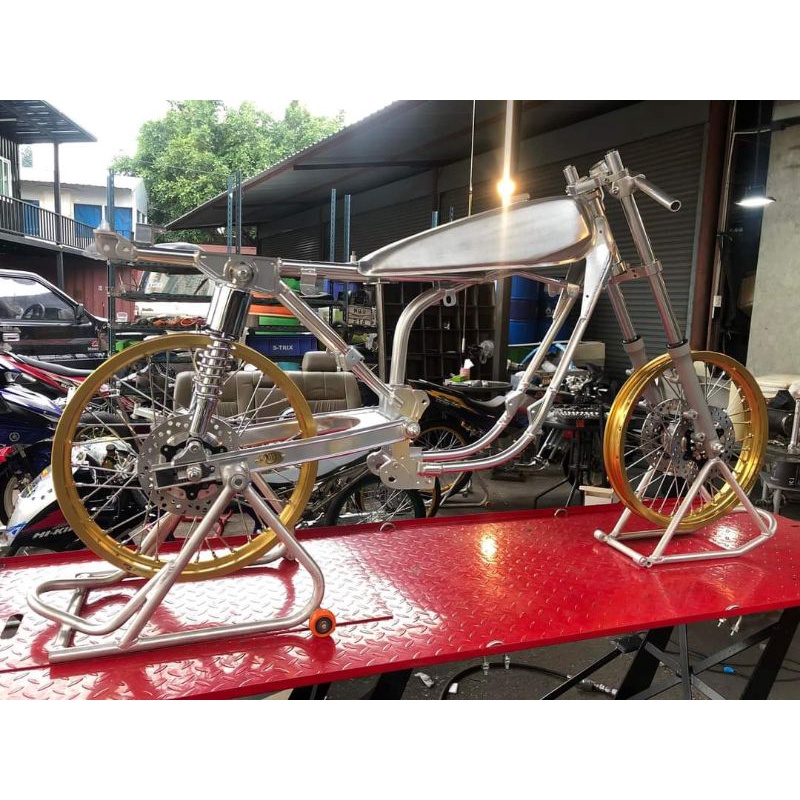rangka aluminium rx king titanium DRAG