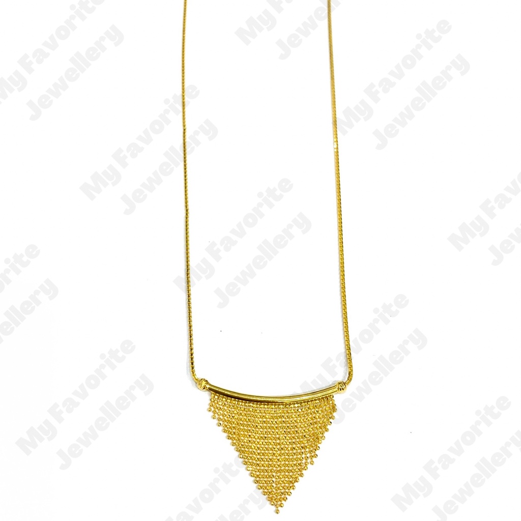 Kalung Rumbai Emas Asli Kadar 875