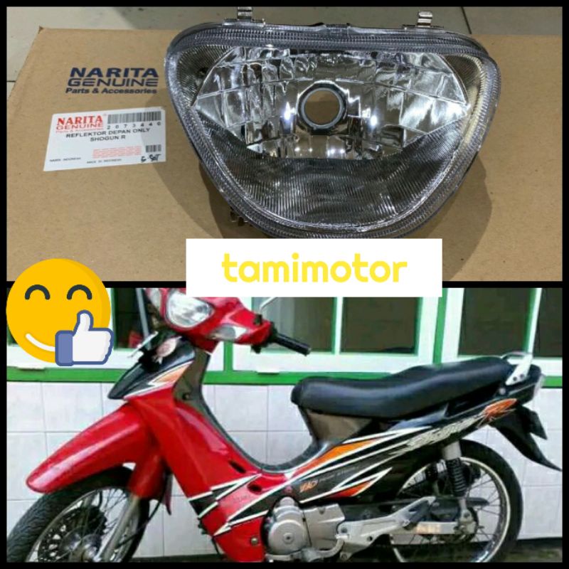 Reflektor lampu depan shogun new 110cc shogun R shogun 110