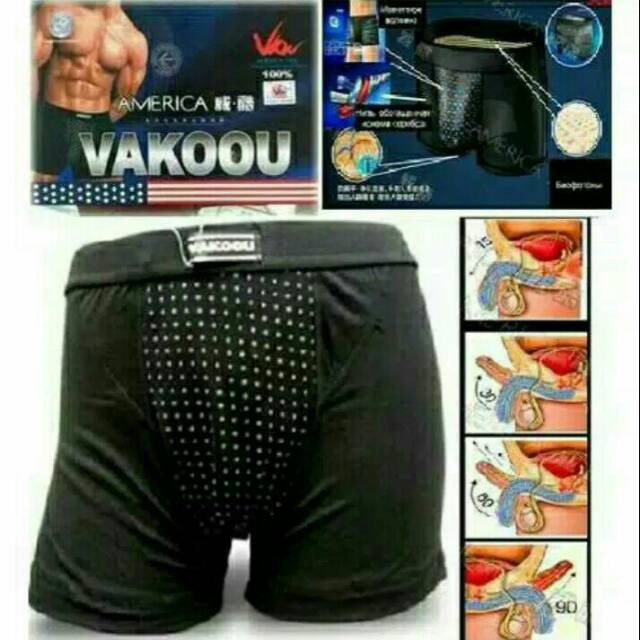 Celana Dalam Pria Vakoou Kesehatan Laki Laki Keperkasaan Magnetic Underwear Menghilangkan Bakteri