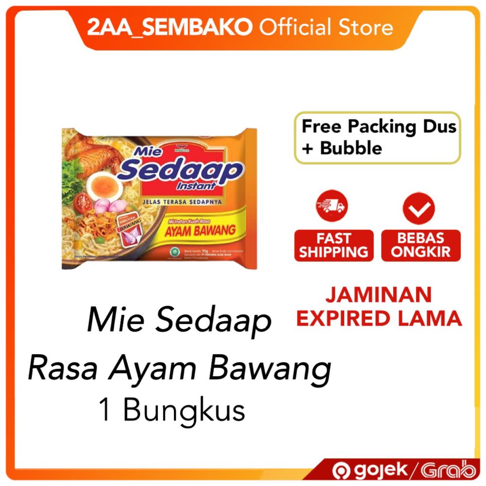 

Mie Sedaap Rasa Ayam Bawang 1 Pcs