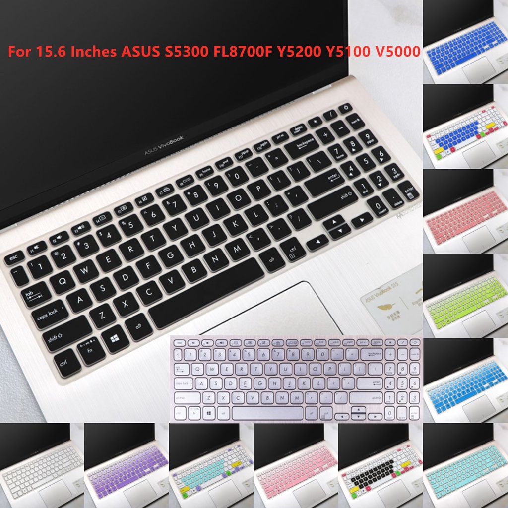 Untuk 15.6 Inci ASUS S5300 FL8700F Y5200 Y5100 V5000 X515MA A509 X509 A509M A516J A516M Lembut Ultra-Tipis Silikon Penutup Keyboard Laptop Pelindung