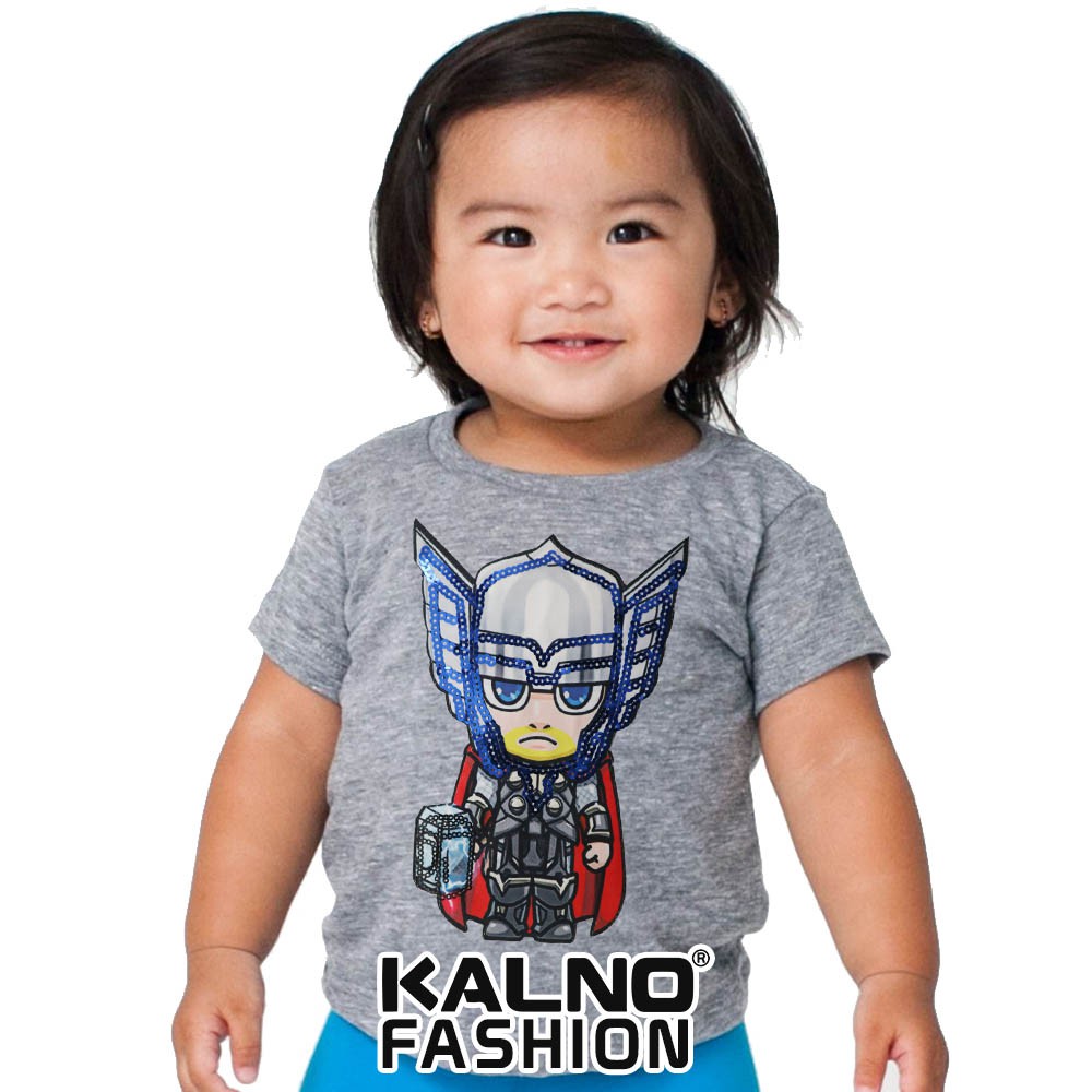 kaos baju anak THR umur 1 - 7 tahun, baju anak super hero, baju anak karakter