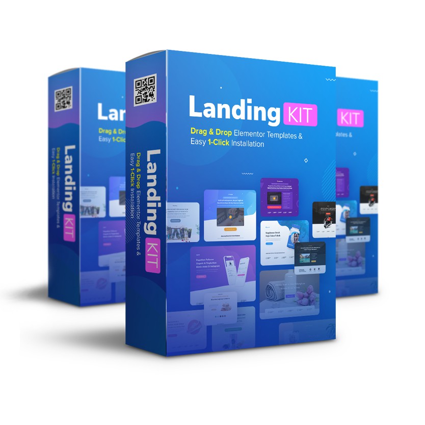 Landing Kit - File Json Template Elementor