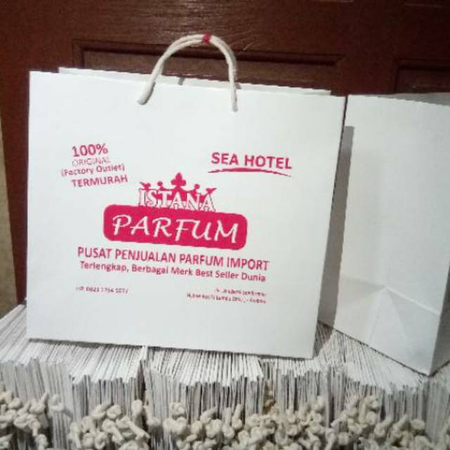 

tas kertas paperbag souvenir sablon ukuran p 35 x L 30 x T 15 cm