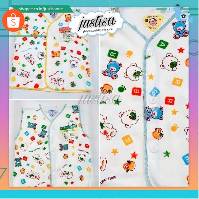 Promo !! 6PCS BAJU LENGAN BUNTUNG ABIY BABY - BAJU BABY LENGAN BUNTUNG ABIY BABY - BAJU ABIY BABY BAHAN HALUS