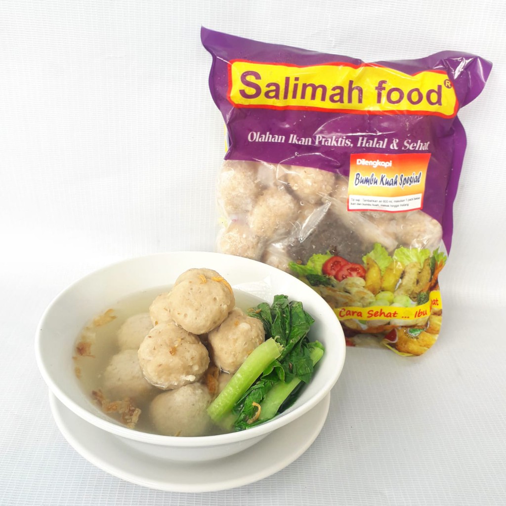 

BAKSO IKAN SALIMAH FOOD FROZEN ISI BANYAK 20 -30 pcs 500 gram OLAHAN IKAN Dengan Kualitas Terbaik